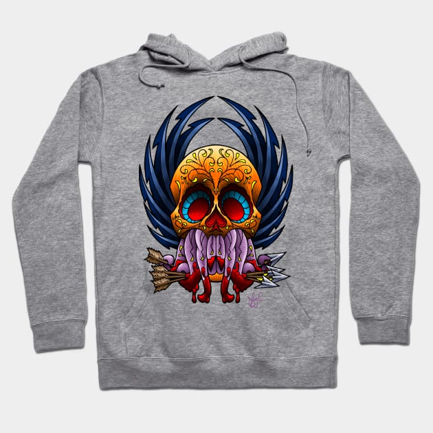 c skull Hoodie by jobyc